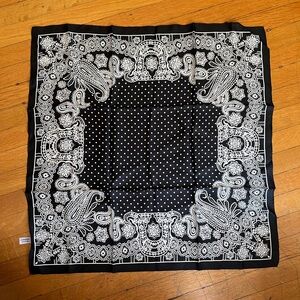 Large silk scarf from France NWOT